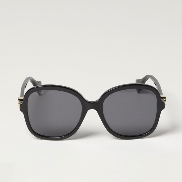 NWT Gucci GG1178S-001 Black Butterfly 56mm Sunglasses main image 4